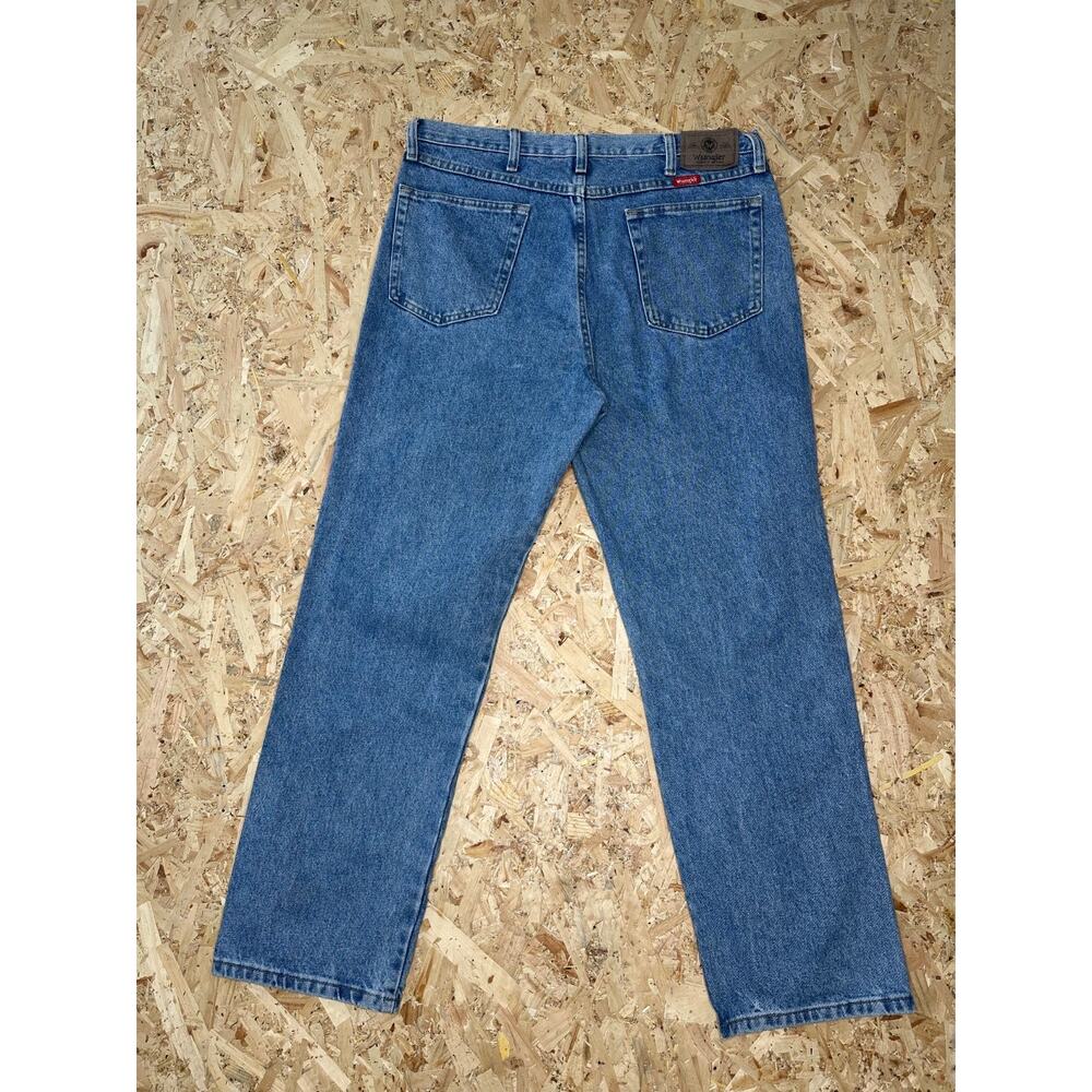Y2K Wrangler Mens Denim Pant Relaxed Fit Sz 36